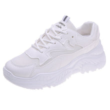 Load image into Gallery viewer, NAUSK 2019 Women's Chunky Sneakers Fashion Women Platform Shoes Lace Up Vulcanize Shoes Womens Female Trainers Dad Shoes