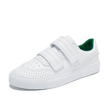 Load image into Gallery viewer, HOT Women Sneakers 2019 Fashion Breathble Vulcanized Shoes Women Pu leather Platform Shoes Women Lace up Casual Shoes White