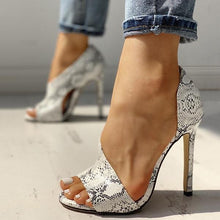 Load image into Gallery viewer, Women Summer Thin High Heels Buckle Peep Toe Gladiator Sandals Office Hollow Out Sandals Party Pumps Wedding Ladies Shoes